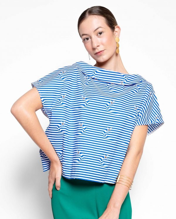 Camisa invertida rayas