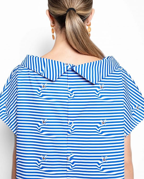 Camisa invertida rayas