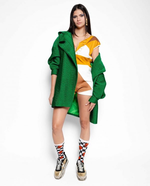 Chaquetón oversize 3D