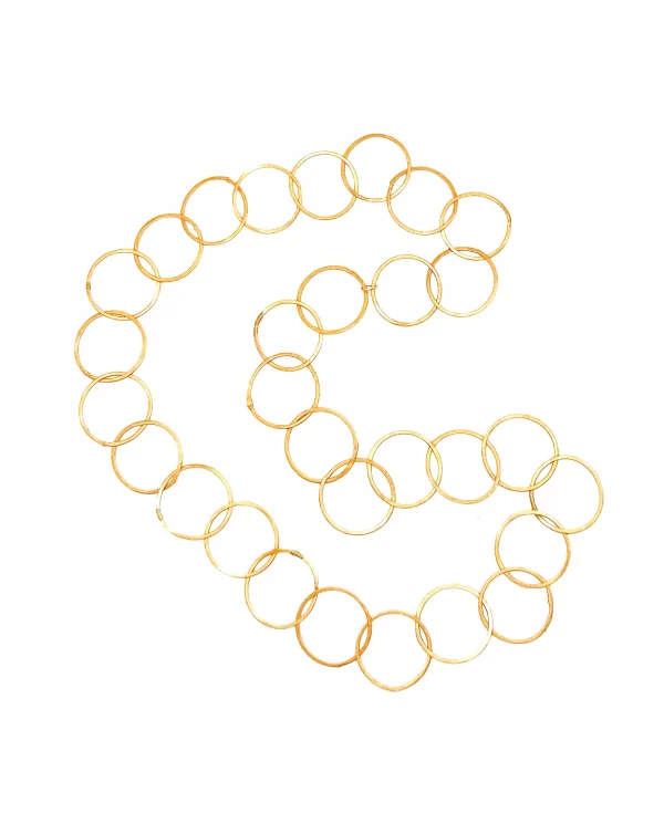 Collar eslabones circulares