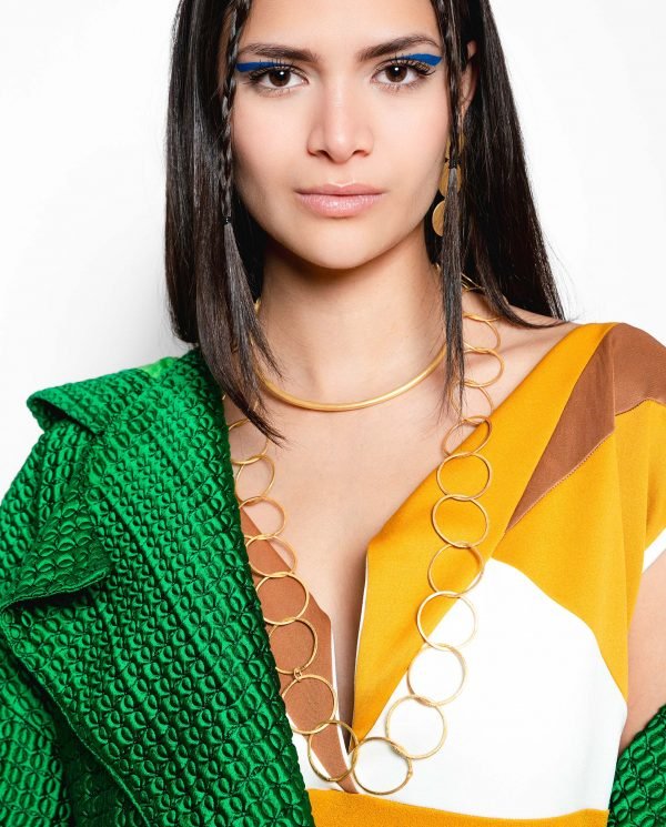 Collar eslabones circulares