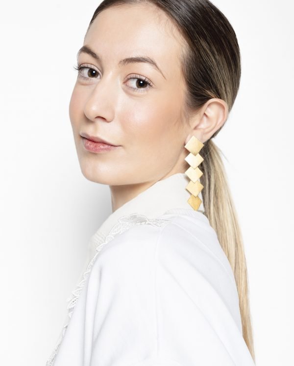 Pendientes rombos 7cm