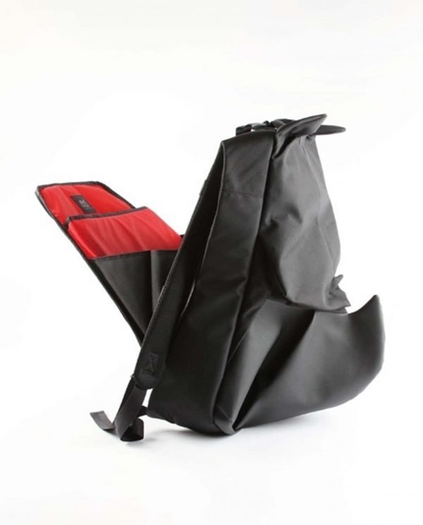 Mochila origami rinoceronte