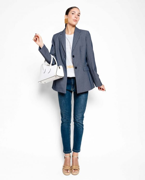 Jeans pitillo cinco bolsillos