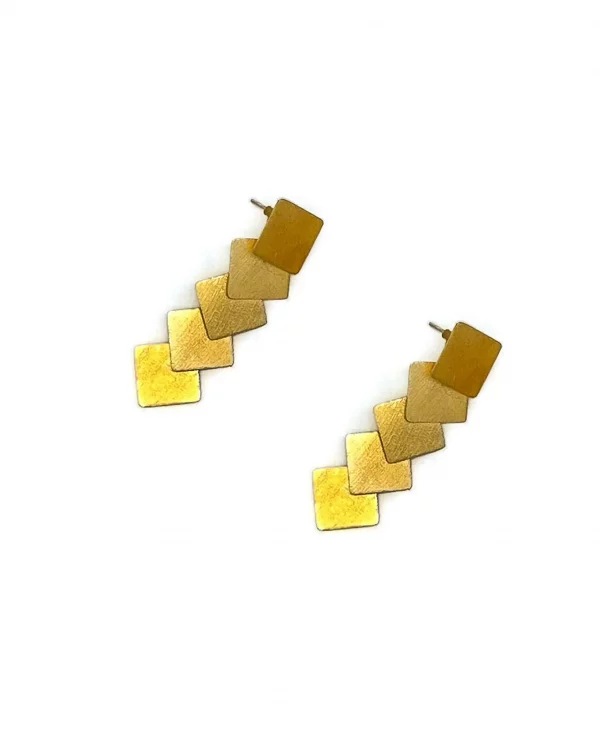 Pendientes rombos 7cm